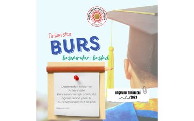 ÜNİVERSİTE BURS BAŞVURULARI BAŞLADI