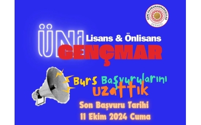 Burs Başvuru Süresini Uzattık!