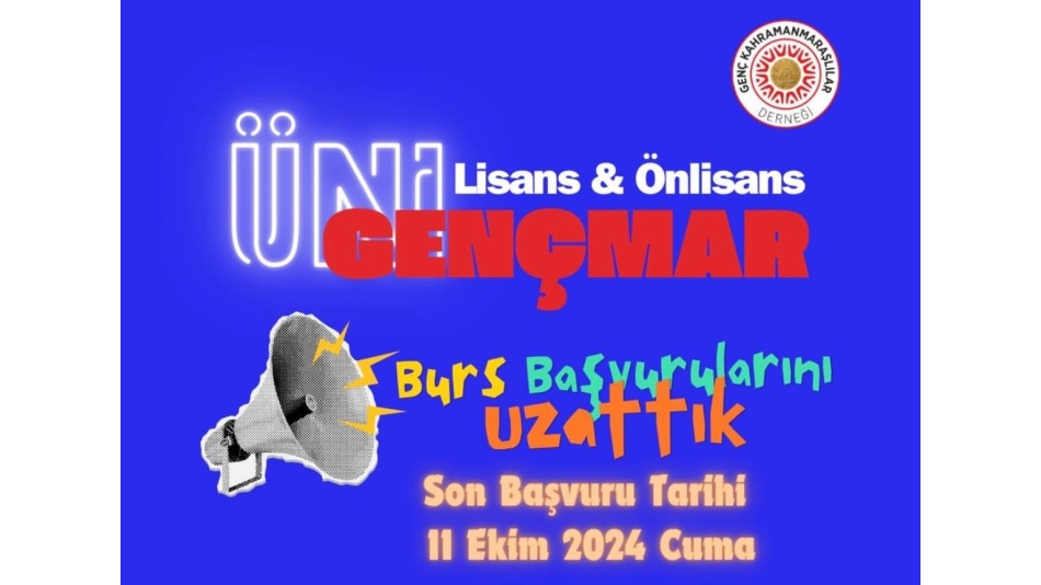 Burs Başvuru Süresini Uzattık!